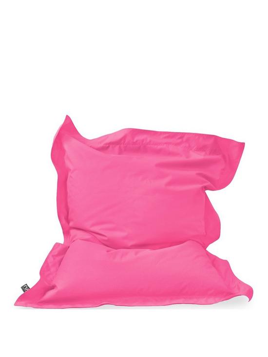 front image of rucomfy-kids-indooroutdoor-squarbie-beanbagnbsp-pink