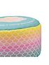  image of rucomfy-mermaid-ombre-kids-footstool