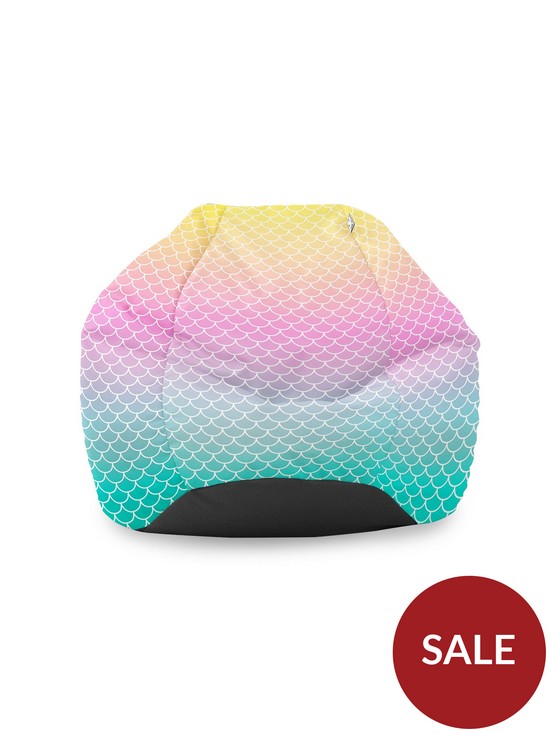 stillFront image of rucomfy-mermaid-ombre-classic-beanbag