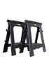  image of stanley-folding-sawhorse-twin-pack-stst1-70713