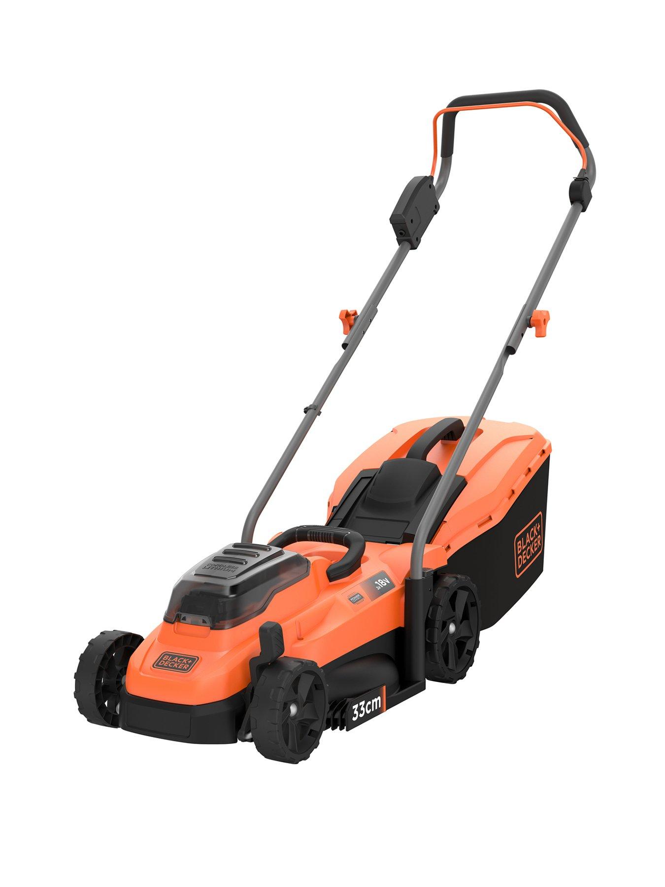 front image of black-decker-2-x-18v-2ah-compact-mower-bcmw33182l2-gb