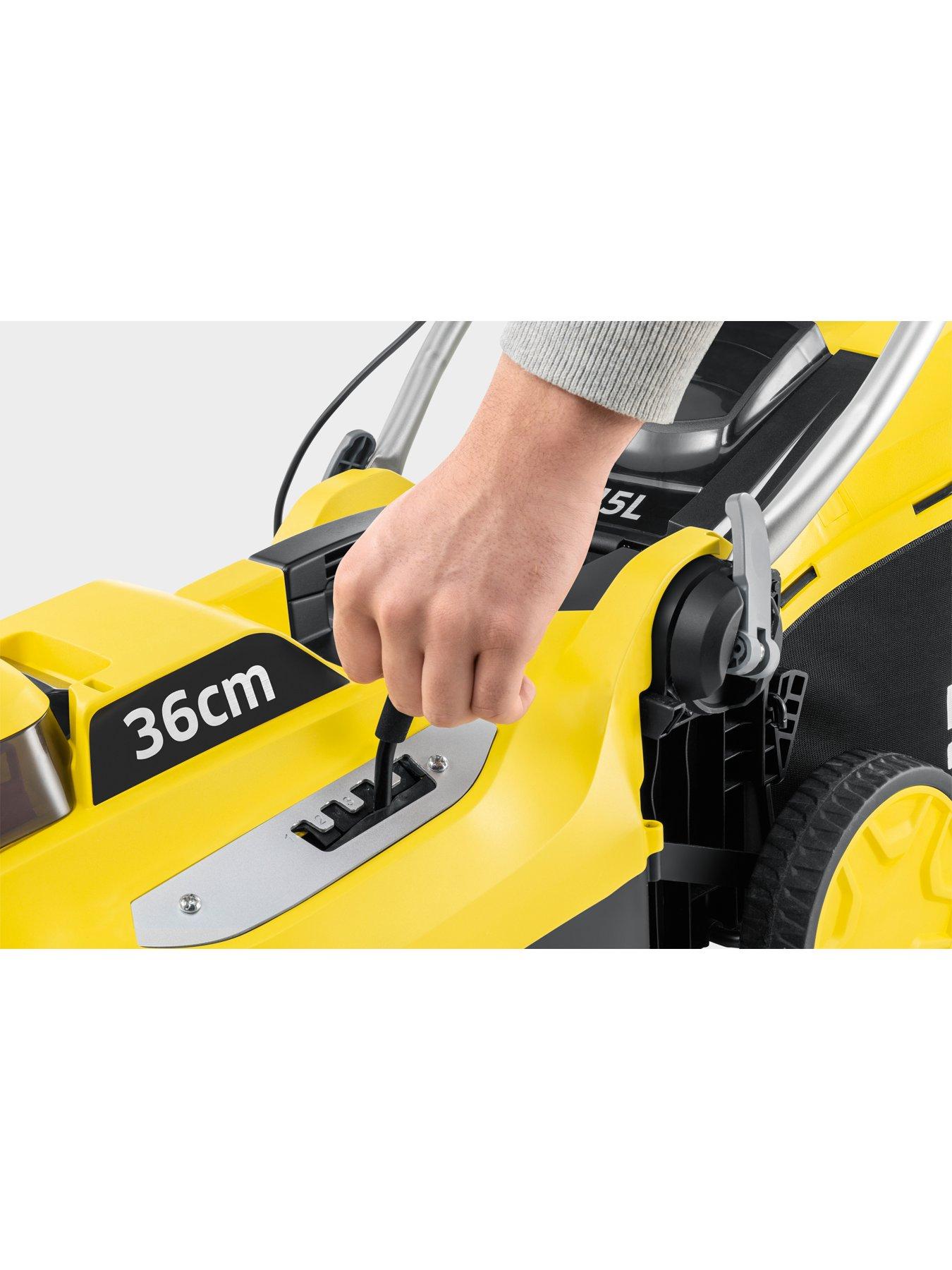  image of karcher-lmo-18-36-cordless-lawn-mower-battery-set