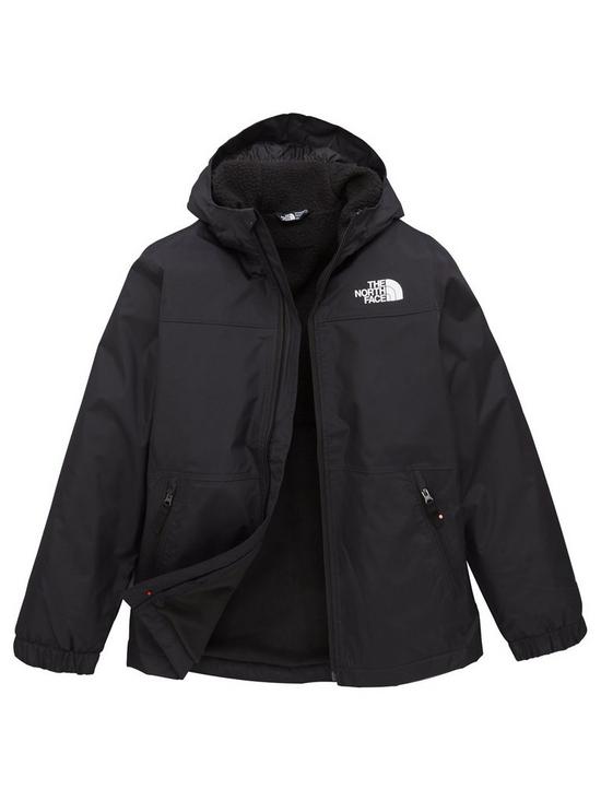 front image of the-north-face-warm-storm-jacket-black