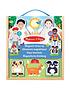  image of melissa-doug-occupations-magnetic-dress-up-play-set