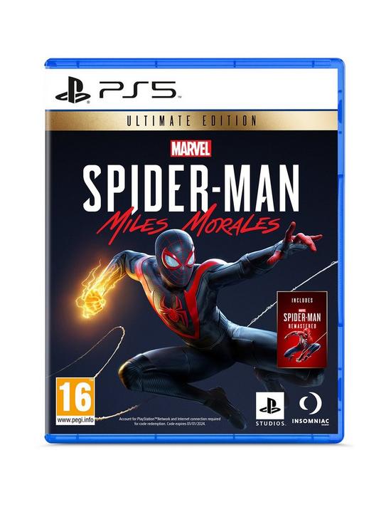 front image of playstation-5-marvels-spider-man-miles-morales-ultimate-edition