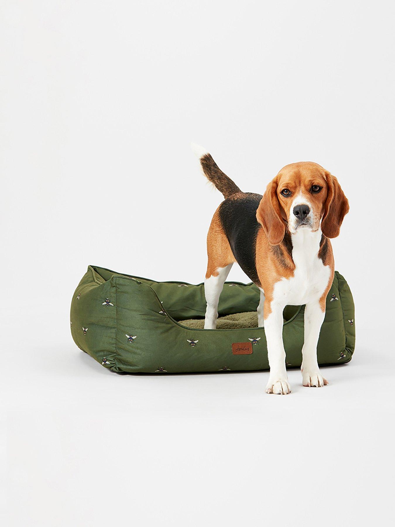 Joules Bee Print Box Pet Bed