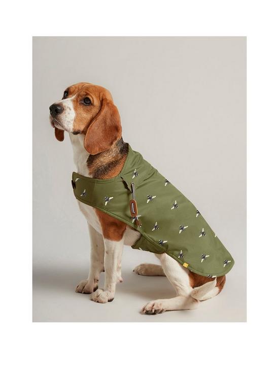 front image of joules-olive-green-waxed-dognbspcoat