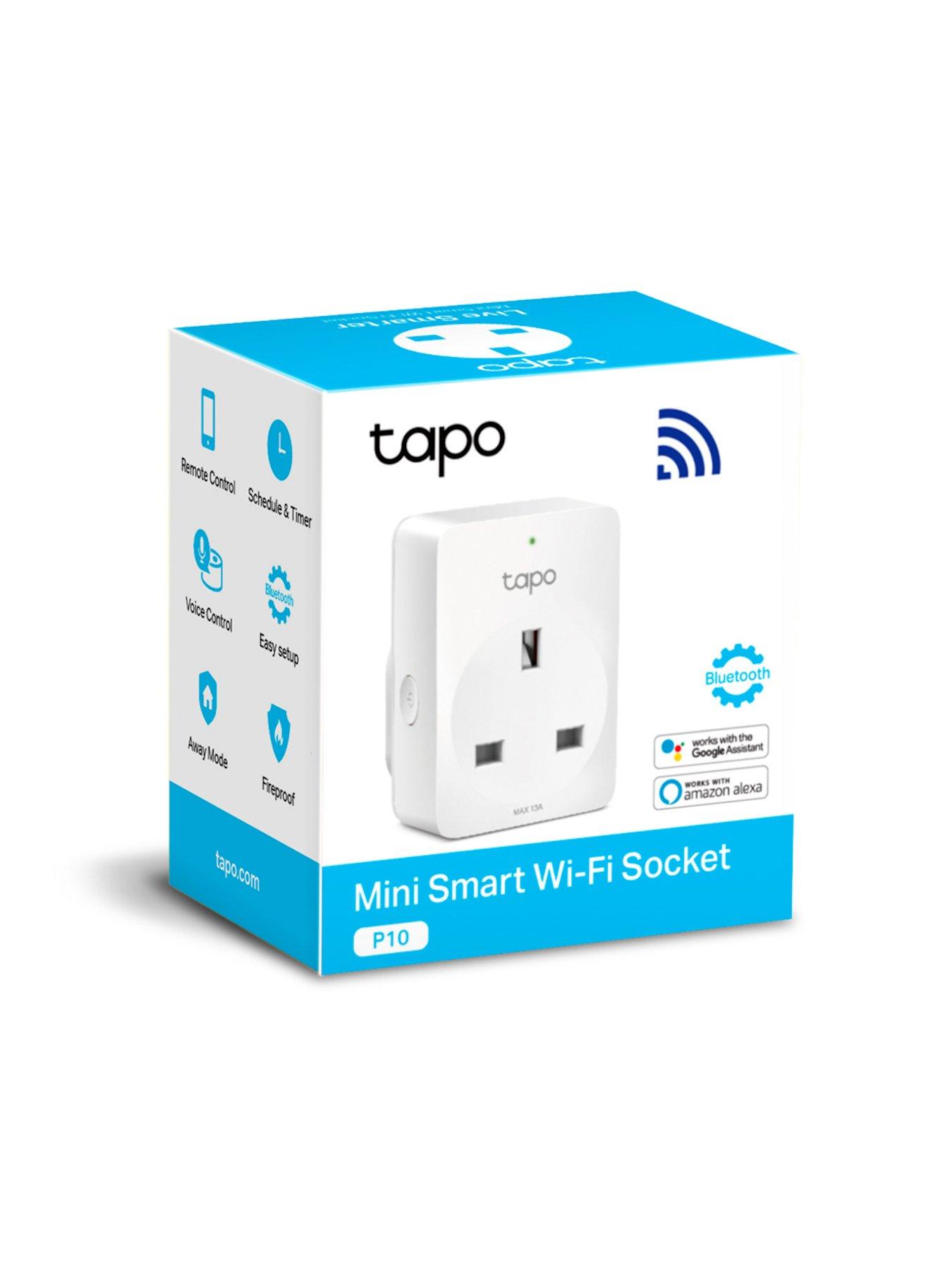 Image 2 of 7 of TP Link Tapo P100 (pack of 2) Smart Plugs, Remote Control, Schedule &amp; Timer, Away Mode, Alexa &amp; Google