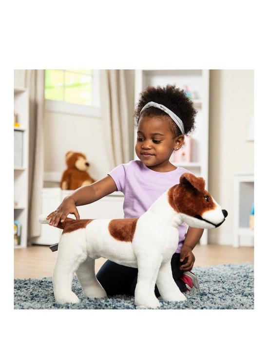 front image of melissa-doug-jack-russell-terrier-plush