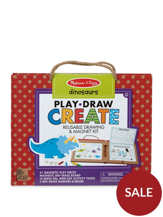 front image of melissa-doug-reusable-drawing-and-magnet-kit-dinosaurs