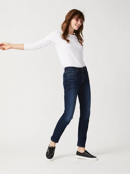 front image of white-stuff-straight-leg-jeans-black