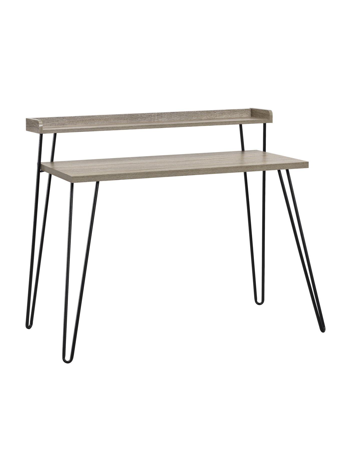 front image of dorel-home-haven-retro-desk-grey-oak