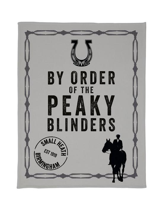 stillFront image of peaky-blinders-by-order-fleece-blanket