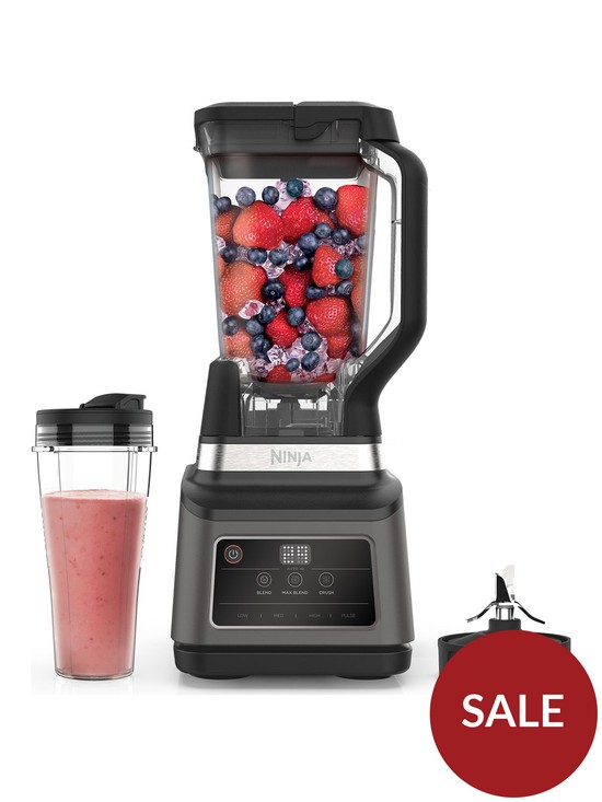 front image of ninja-2-in-1-blender-with-auto-iq-bn750uk