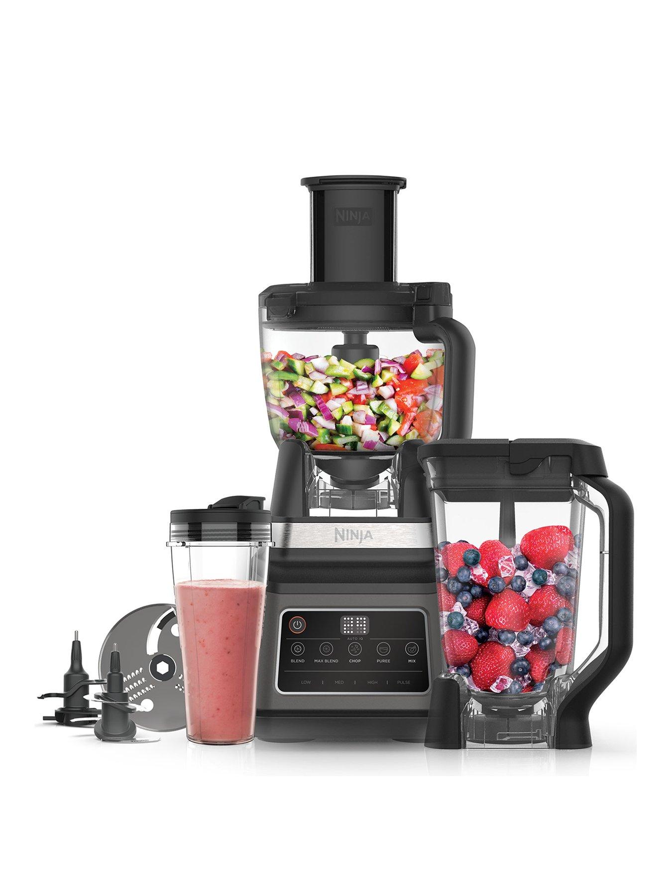 NINJA 3 in 1 Food Processor and Blender with Auto iQ BN800UK littlewoods