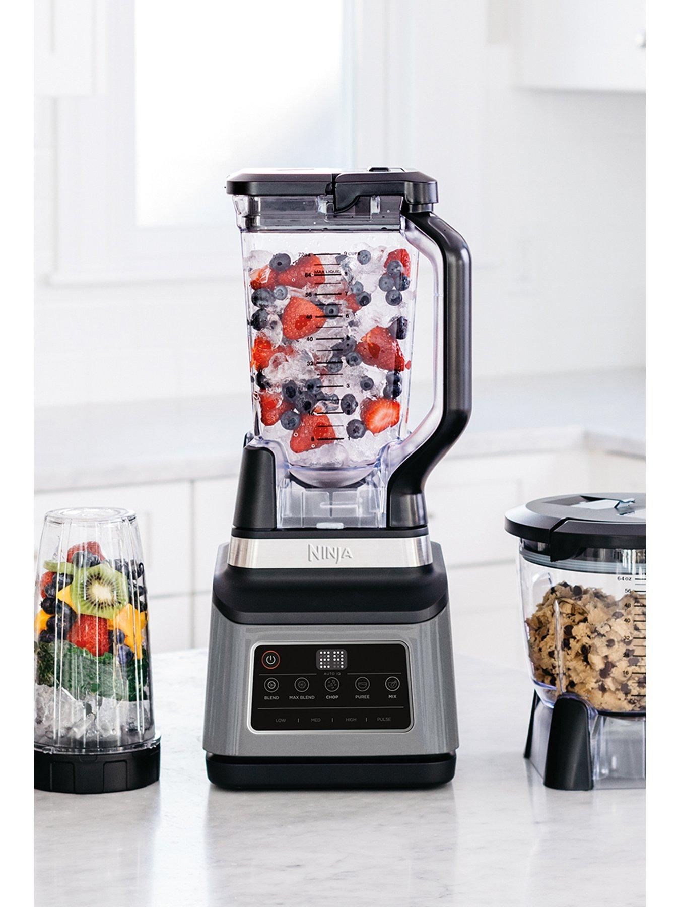 NINJA 3 in 1 Food Processor and Blender with Auto iQ BN800UK littlewoods