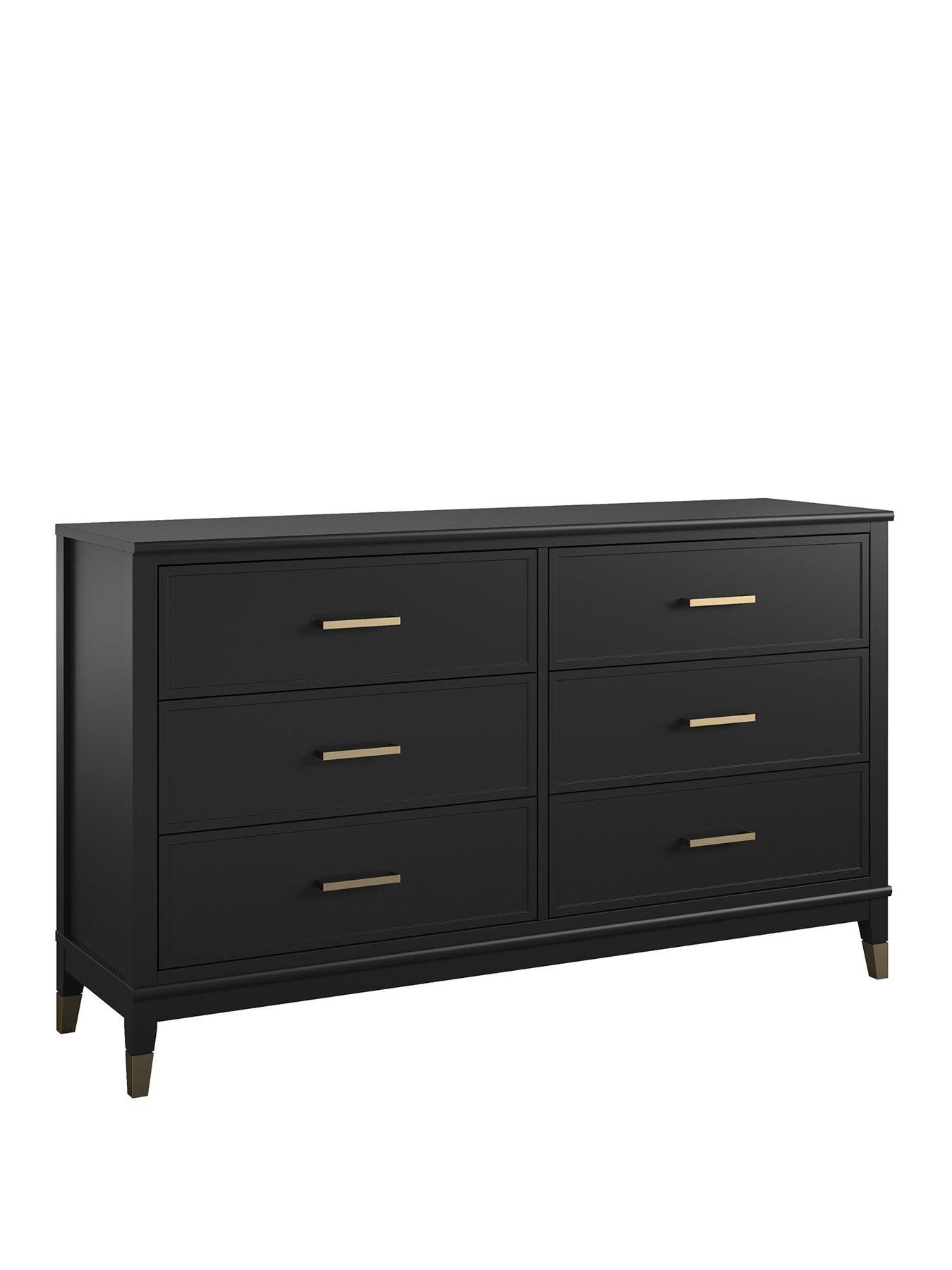 Cosmoliving by cosmopolitan westerleigh store 6 drawer dresser