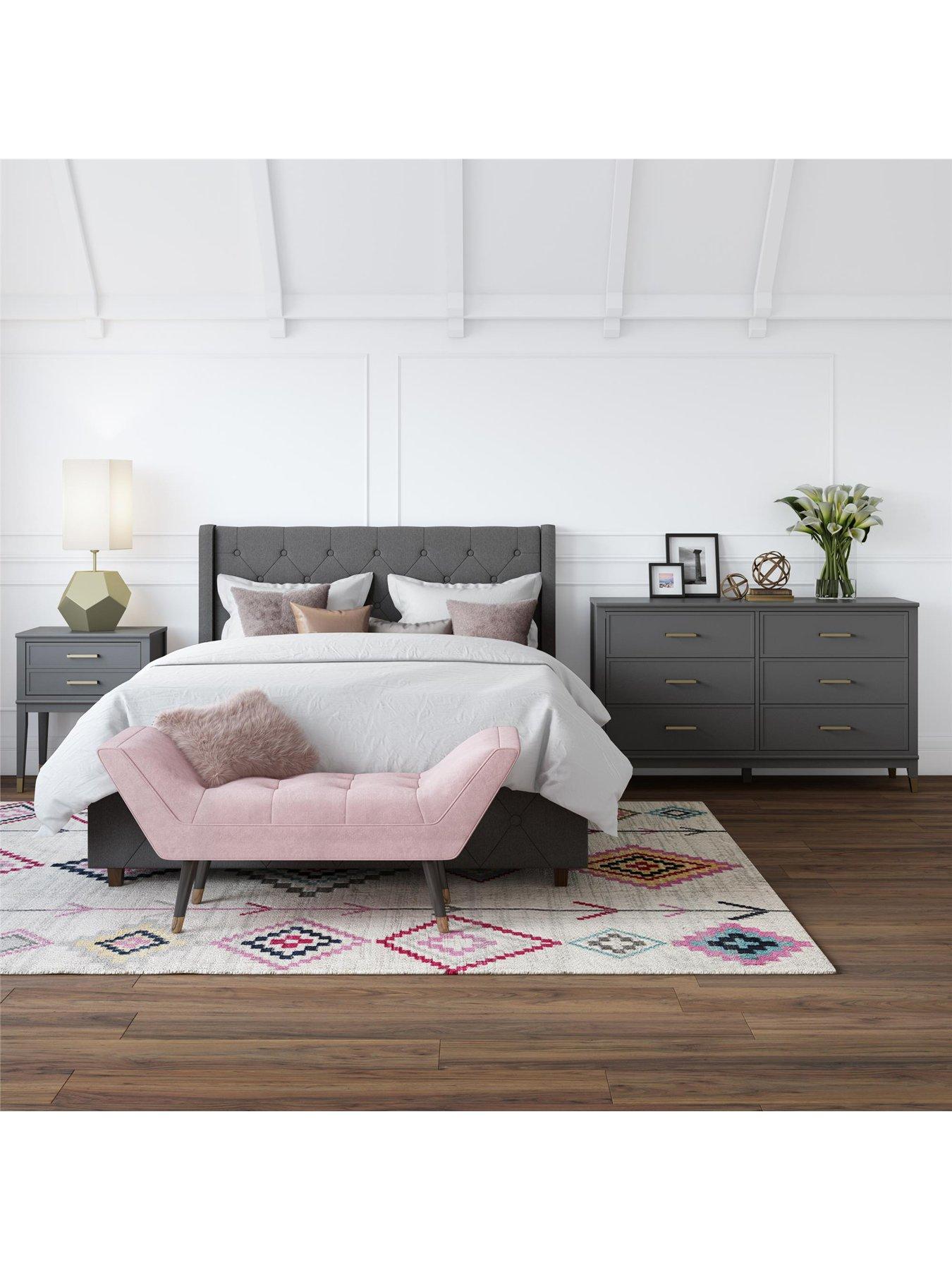  image of cosmoliving-by-cosmopolitan-westerleigh-6-drawer-chest-graphite-grey