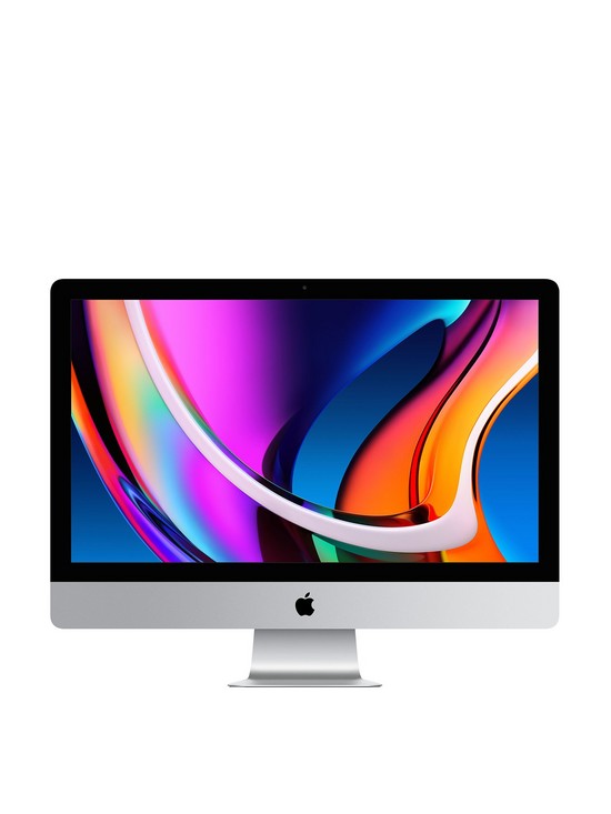 front image of apple-imac-2020-27-inch-with-retina-5k-display-31ghz-6-core-10th-gen-intelreg-coretrade-i5-processor-256gb-ssd-silver