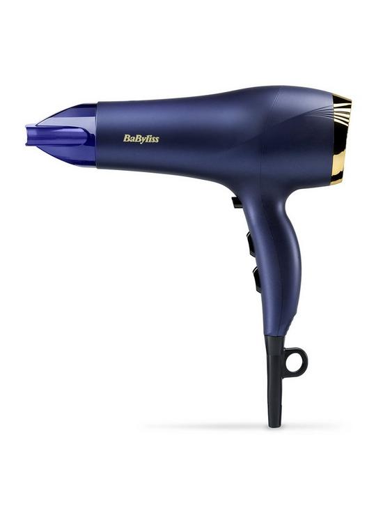 front image of babyliss-midnight-luxe-2300-hair-dryer