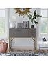  image of cosmoliving-by-cosmopolitan-lennon-storage-console-table