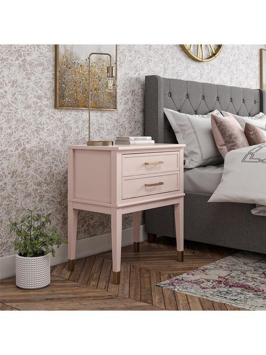 stillFront image of cosmoliving-by-cosmopolitan-westerleigh-side-table--pinkgold