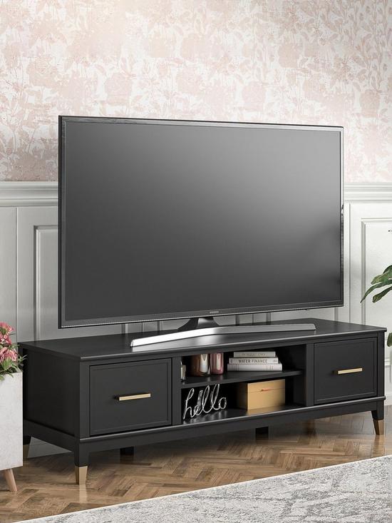 front image of cosmoliving-by-cosmopolitan-westerleigh-tvnbspstand-blackgold-fits-up-tonbsp65-inch
