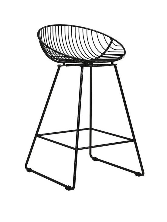 front image of cosmoliving-by-cosmopolitan-ellis-wire-bar-stool--nbspblack