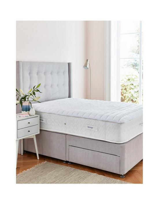 front image of silentnight-ultrabounce-mattress-topper-double-white