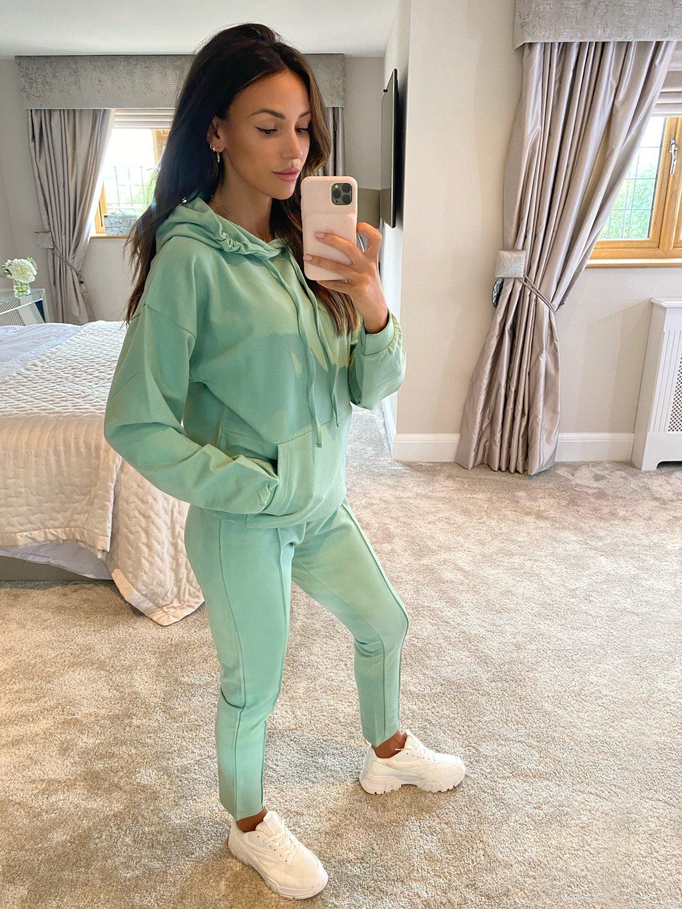 michelle keegan tie dye tracksuit