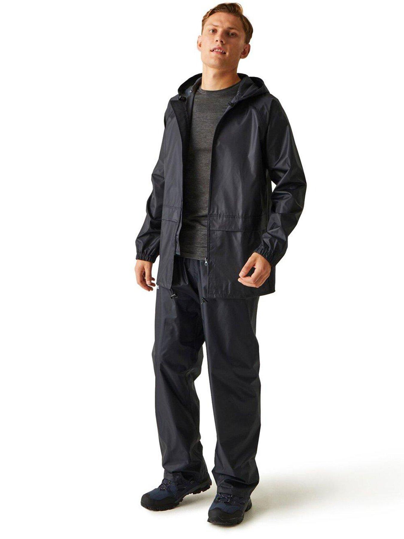 Men's navy WATERPROOF overtrousers