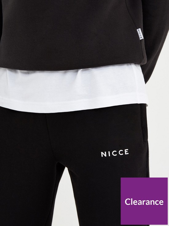 stillFront image of nicce-original-logo-joggers-black