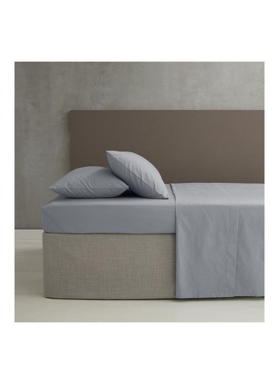 stillFront image of catherine-lansfield-easy-ironnbspstandard-pillowcase-pair-grey