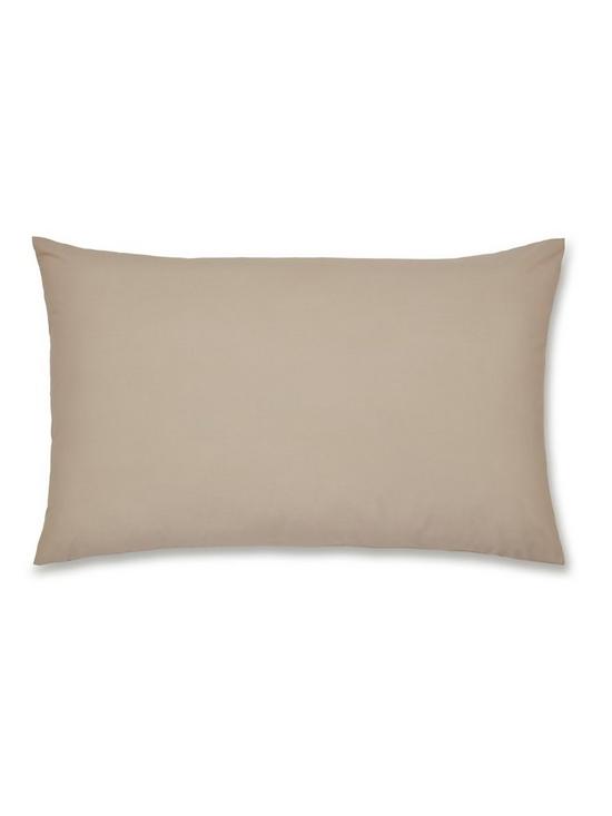 front image of catherine-lansfield-easy-ironnbspstandard-pillowcase-pair-ndash-natural
