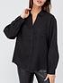  image of v-by-very-valuenbspsoft-touch-casual-shirt-charcoal