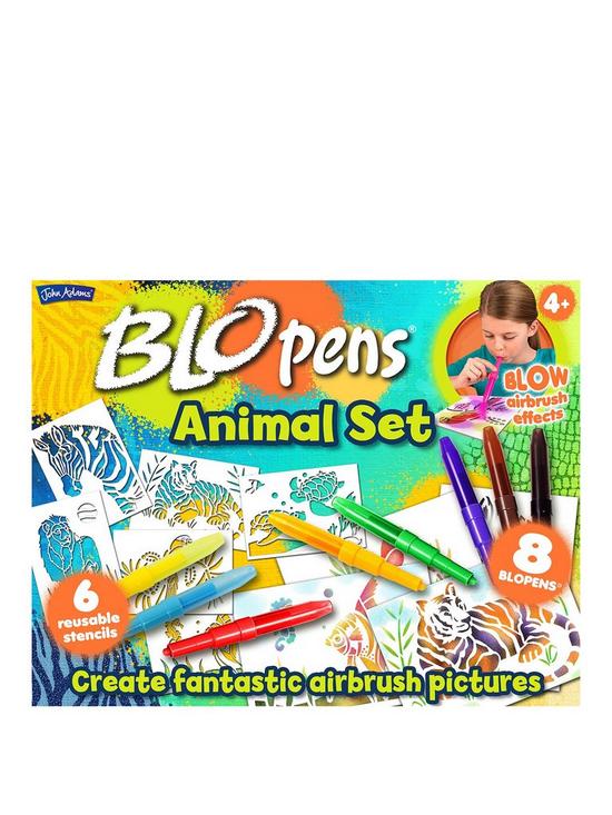 front image of john-adams-blo-pens-activity-set-animals