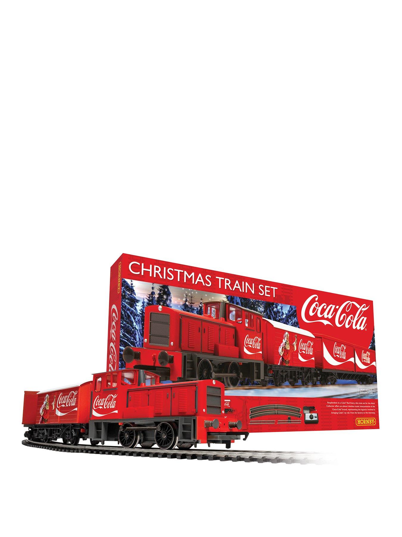 hornby coca cola christmas train set