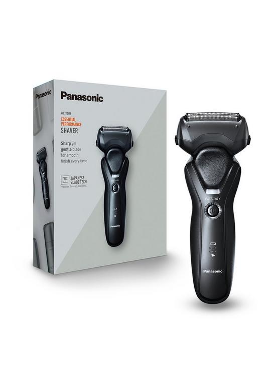 front image of panasonic-es-rt37-wet-amp-dry-electric-3-blade-shaver