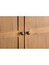  image of k-interiors-alana-part-assembled-solid-woodnbsp2-door-wardrobe