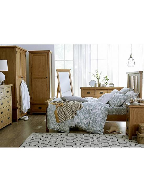 stillFront image of k-interiors-alana-ready-assembled-solid-woodnbsp3-drawer-bedside-chest