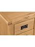  image of k-interiors-alana-ready-assembled-solid-woodnbsp3-drawer-bedside-chest