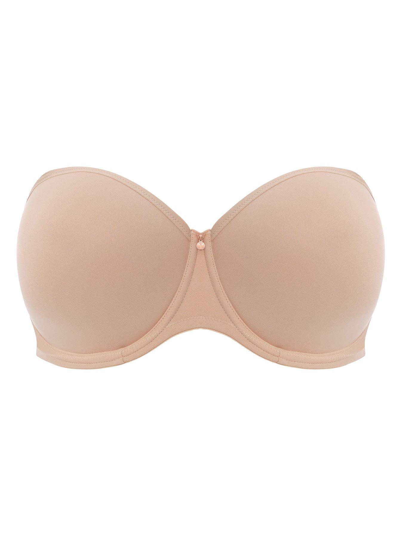 Image 6 of 6 of Elomi Smooth Moulded Strapless Seamless Underwired T-shirt Bra - Nude