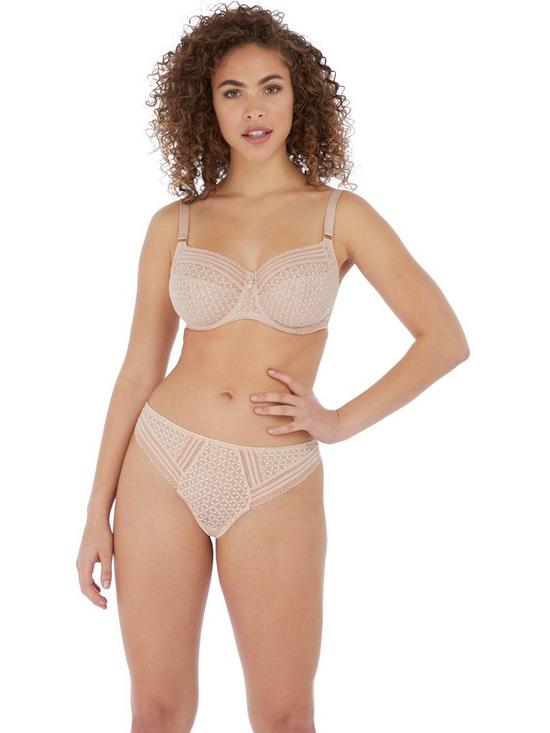 front image of freya-viva-side-support-bra-lacenbsp--nude