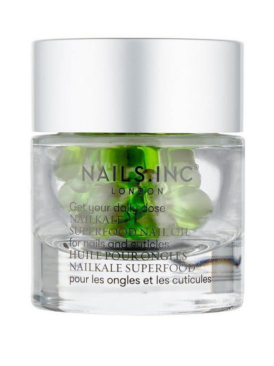 front image of nails-inc-nail-kale-superfood-oil-capsules