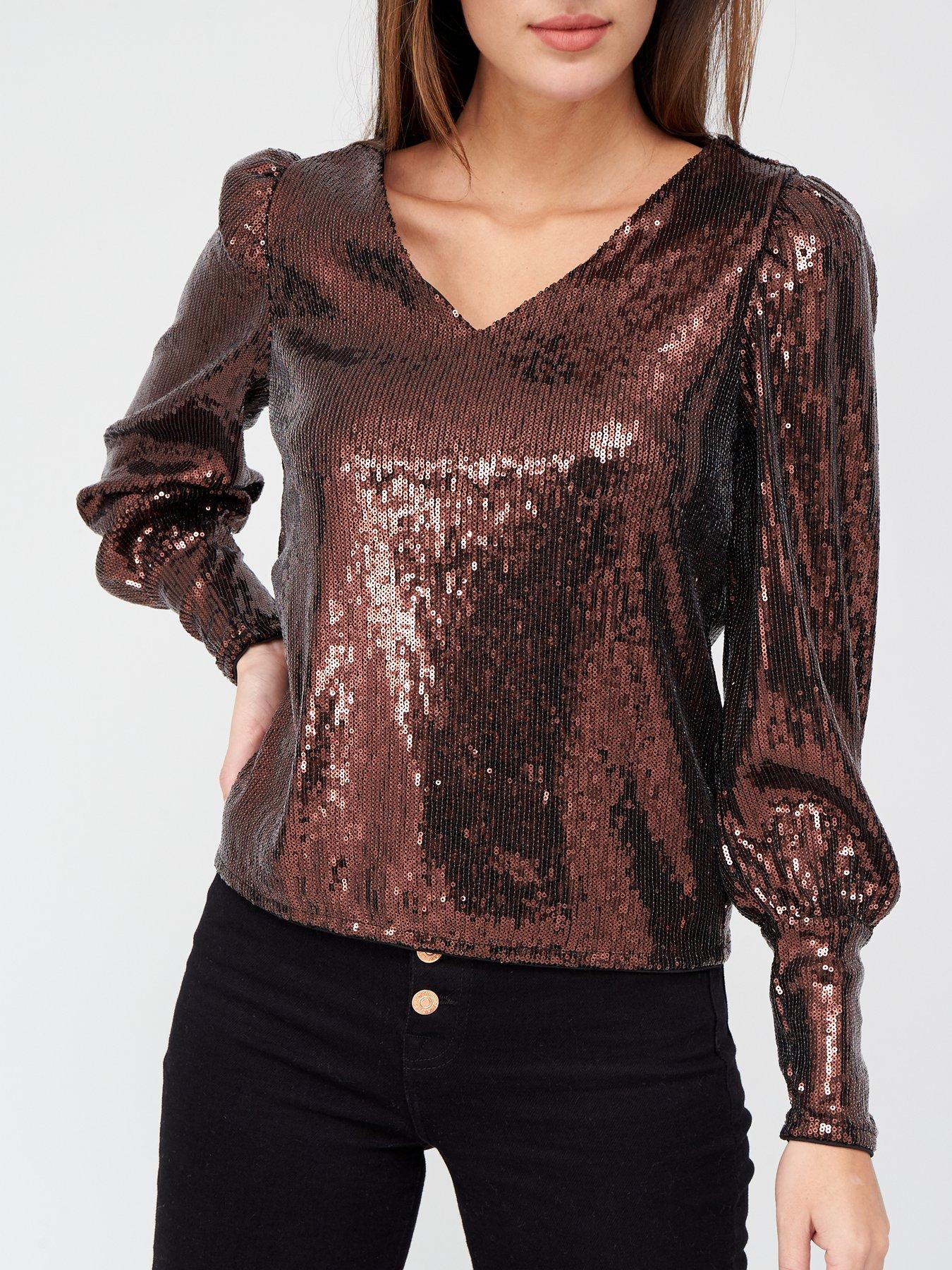 sequin top very