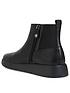  image of geox-d-arlara-leather-chelsea-wedge-ankle-boots-black