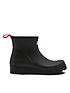  image of hunter-original-play-boot-short-welly-boots-black
