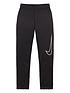  image of nike-boys-therma-graphicnbsptapered-pant-black-white
