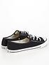  image of converse-womens-ballet-lace-slip-trainers-blackwhite