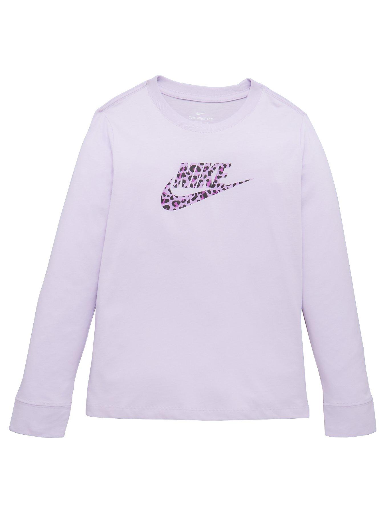 baby pink nike t shirt